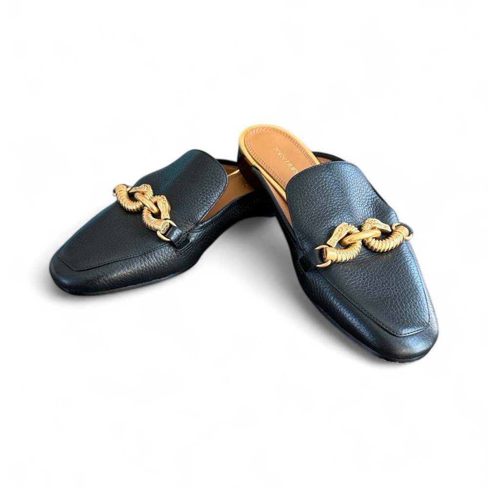 Tory Burch Jessa Backless Loafer Leather Slip On Size 5